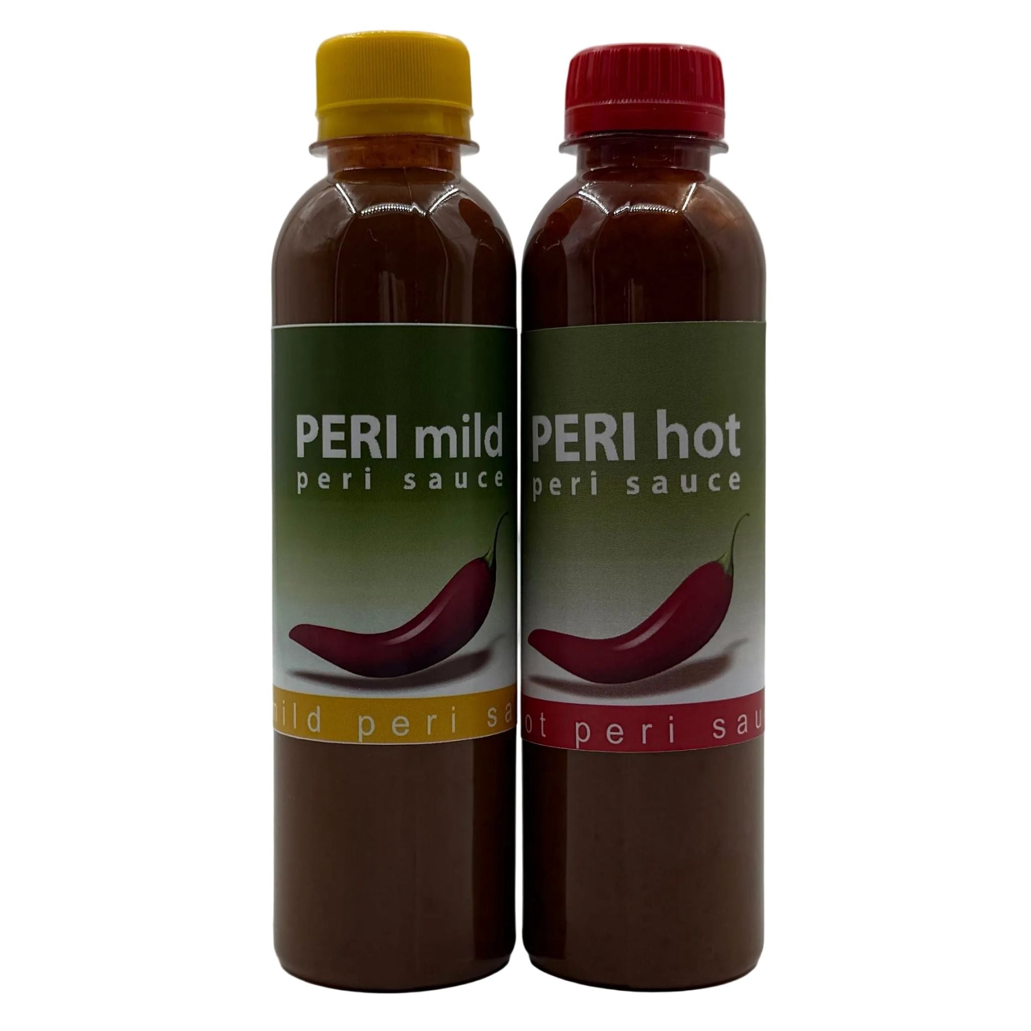 Peri Mild and Peri Hot Chilli Sause 250ml (24 Units)